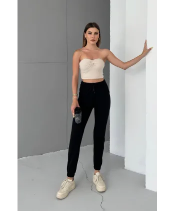 CORE SİYAH 2 İPLİK JOGGER EŞOFMAN ALTI