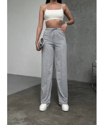 LUMİ GRİMELANJ 2 İPLİK ÇIMALI EŞOFMAN ALTI