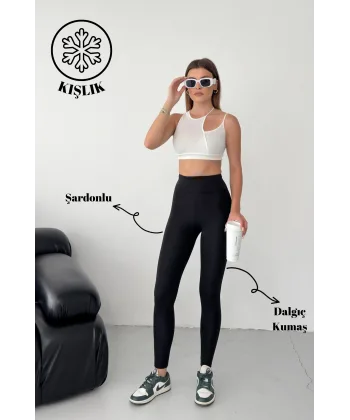 ORYOS SİYAH DALGIÇ POLARLI KIŞLIK TAYT