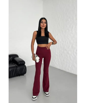 SANTE BORDO Y2K İSPANYOL PAÇA TAYT