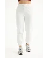 LUNERA BEYAZ 3 İPLİK KIŞLIK JOGGER EŞOFMAN ALTI