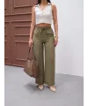 NEPAL HAKİ KETEN YAZLIK PANTOLON