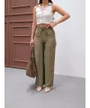 NEPAL HAKİ KETEN YAZLIK PANTOLON