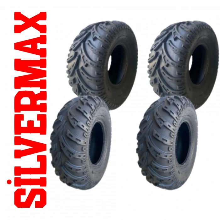 19x7-8 18x9.50-8 Silvermax BL770 6Kat Ön Arka Takım Atv Lastiği