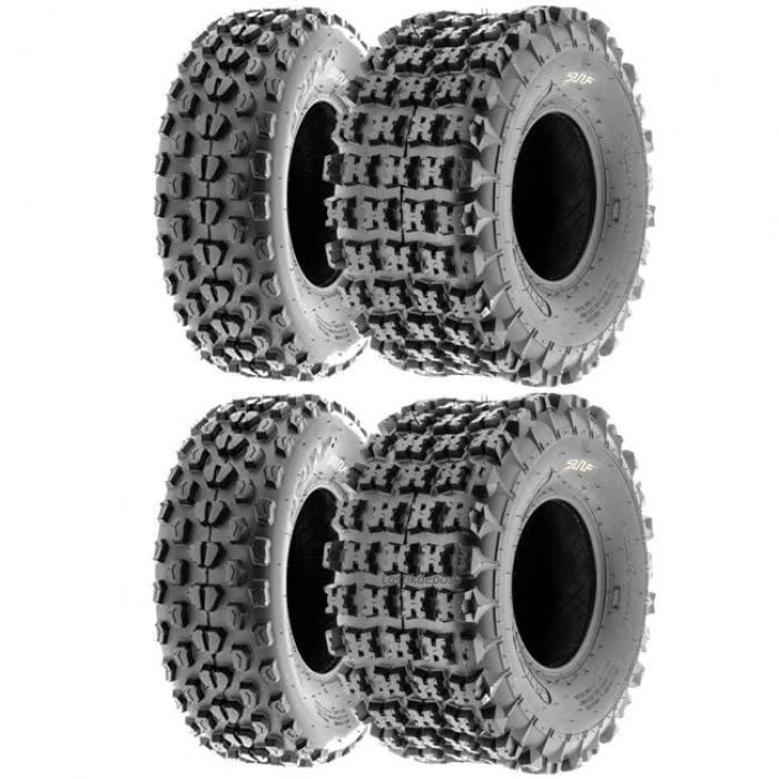 21x7-10 22X10-10 Sunf Set A017 - A027 6Kat  Takımı Ön Arka Atv Lastiği