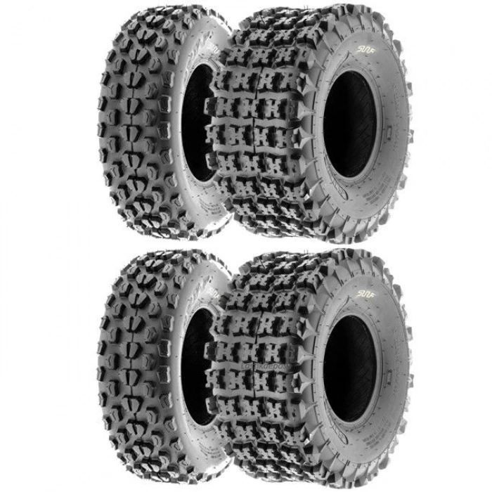 21x7-10 22X10-10 Sunf Set A017 - A027 6Kat  Takımı Ön Arka Atv Lastiği