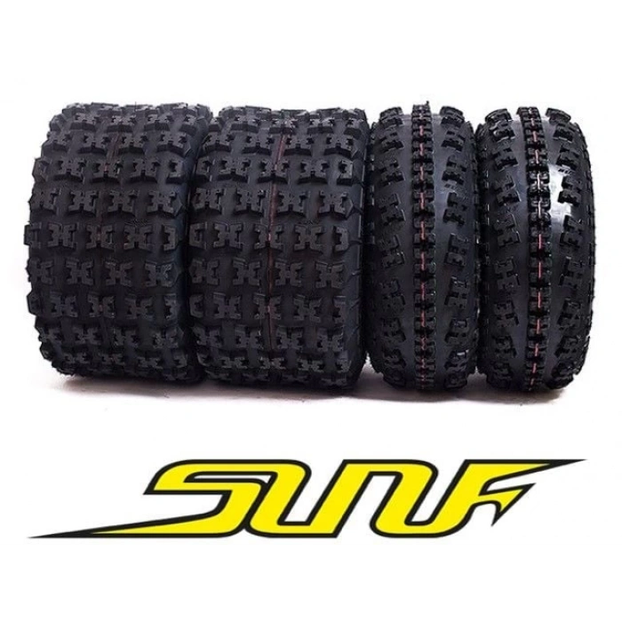 22x7-10 22X10-10 Sunf Set  A027 6Kat Takımı Ön Arka Atv Lastiği