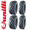 25x8-12 25x10-12 Unilli AC735 6 Kat Atv Ön Arka Takım Lastik