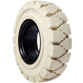 Addo 27X10-12 (250X75-12) Beyaz Dolgu Sekmanlı Forklift Lastik