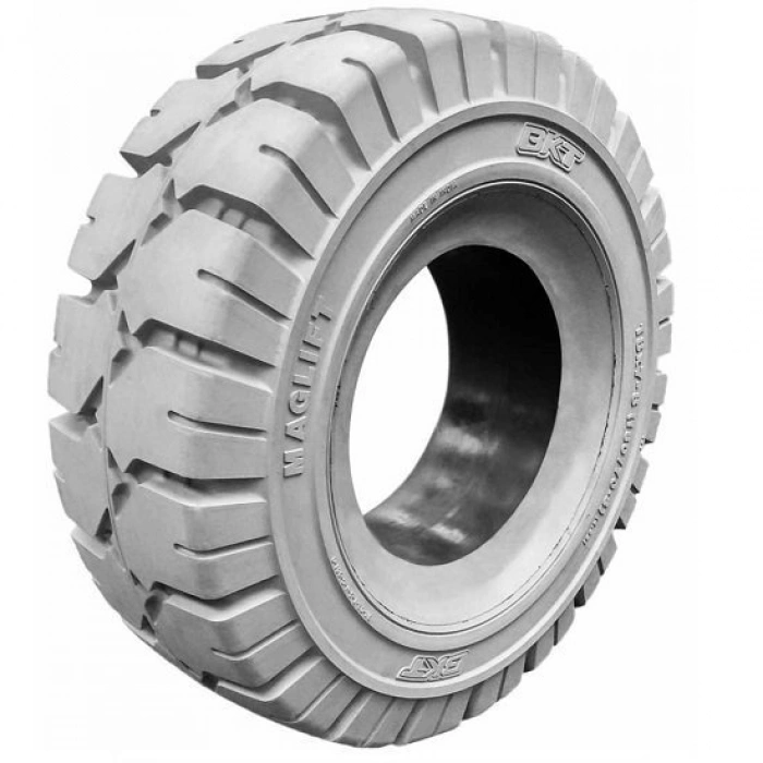 6.50-10 Bkt Maglift Segmansız Beyaz İz Bırakmayan Dolgu Forklift Lastiği