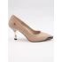 PİERRE CARDİN METAL TOPUK DETAYLI STİLETTO NUDE