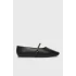 Calvin Klein Oblıque Ballerına Mj Lth SİYAH
