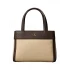 Calvin Klein Canvas Mini Tote Crossbody KAHVE