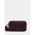 Calvin Klein Monogram Baskılı Dokulu Çanta BORDO
