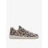 DİKİŞ DETAYLI DERİ SNEAKER LEOPAR