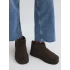 KALIN TABAN DERİ KÜRKLÜ BOT KAHVE