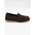 METAL DETAYLI SÜET DERİ LOAFER KAHVE
