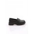 TOKA DETAY DERİ LOAFER SİYAH