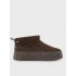 Tommy Hilfiger Suede Platform Boots Wl KAHVE