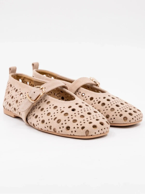 SÜET DERİ BABET BEJ