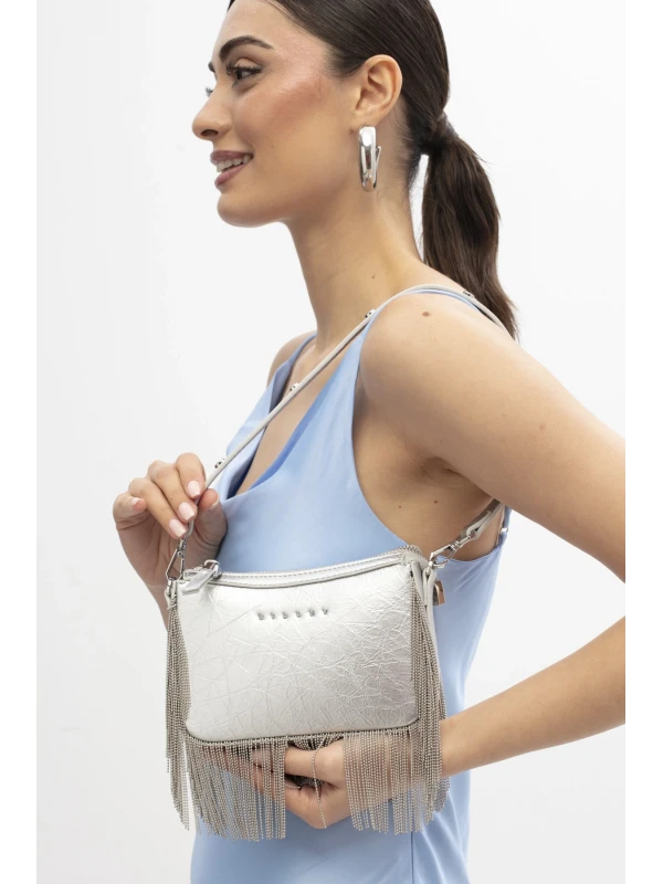 Sisley Kadın Çanta GÜMÜŞ