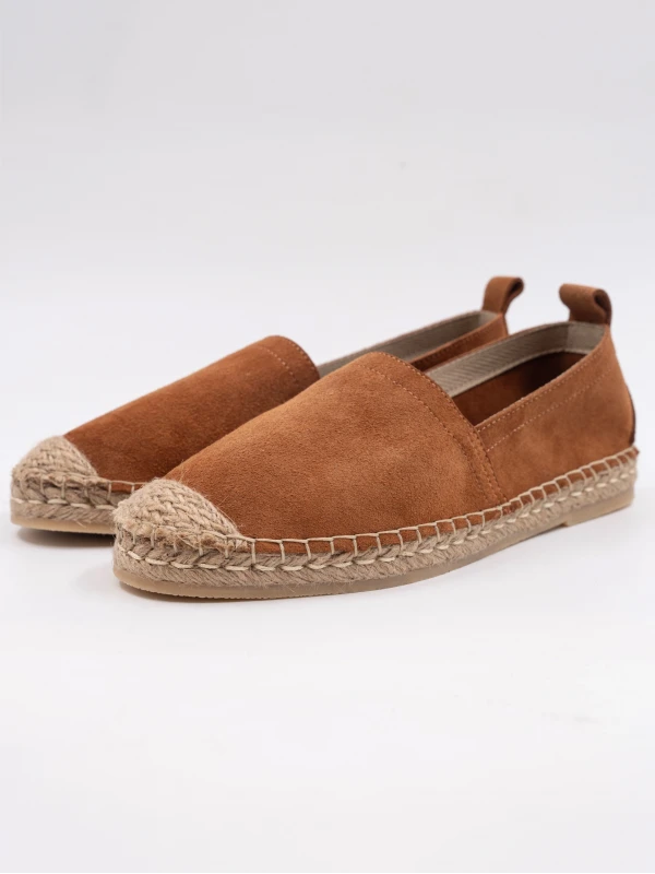 HASIR TABANLI SÜET DERİ ESPADRİL TABA