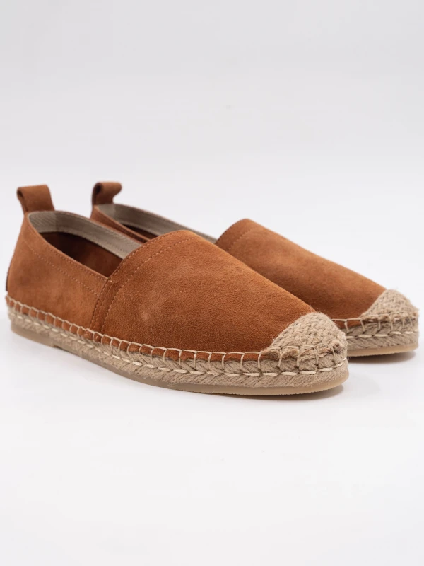 HASIR TABANLI SÜET DERİ ESPADRİL TABA