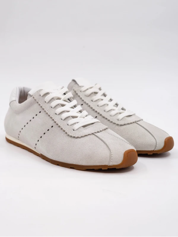 SÜET DERİ SNEAKER BEYAZ