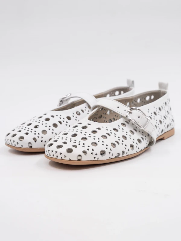 SÜET DERİ BABET BEYAZ