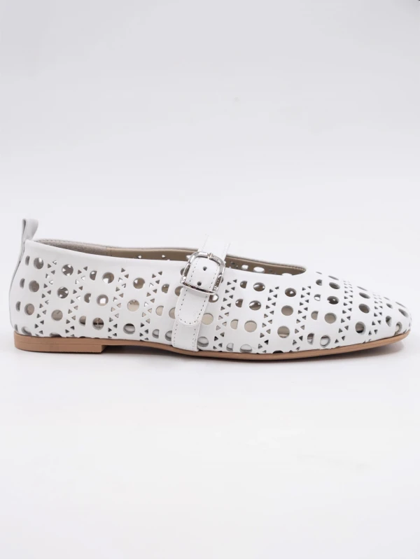 SÜET DERİ BABET BEYAZ