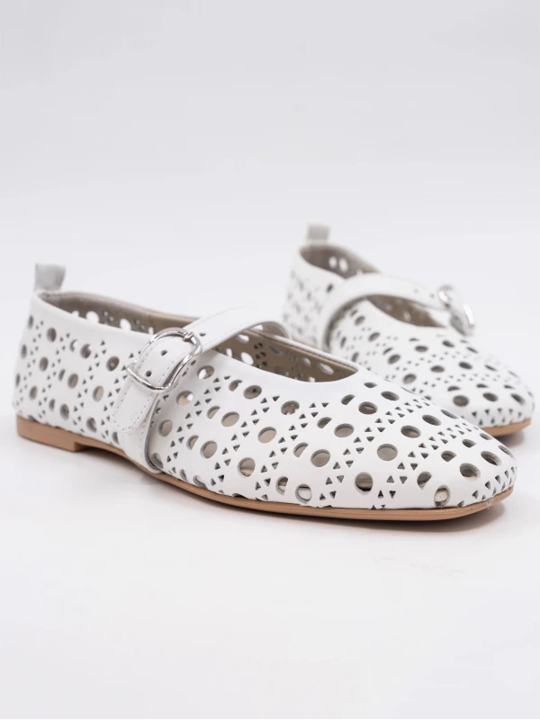 SÜET DERİ BABET BEYAZ