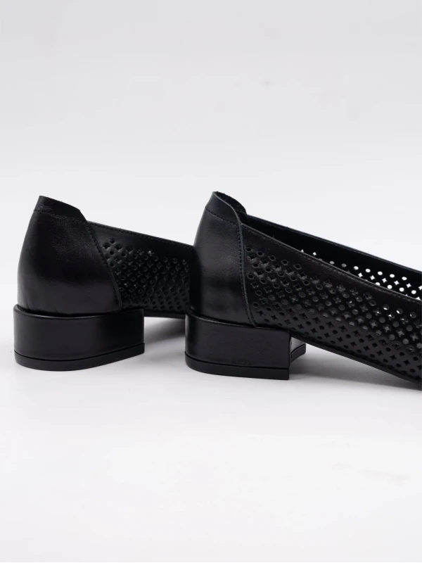 MİNİ TOPUK DERİ BABET SİYAH