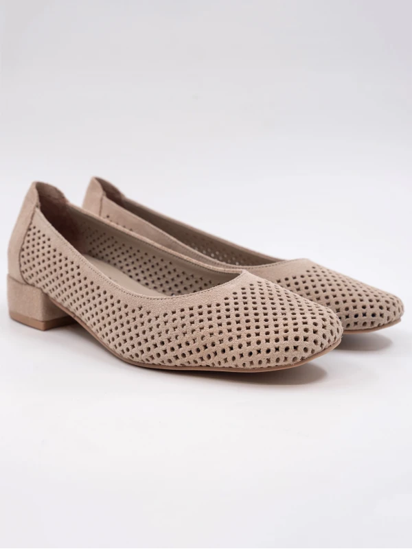 MİNİ TOPUK DERİ BABET BEJ