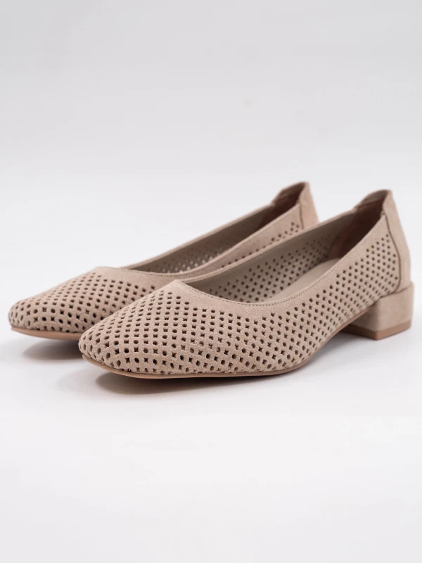 MİNİ TOPUK DERİ BABET BEJ