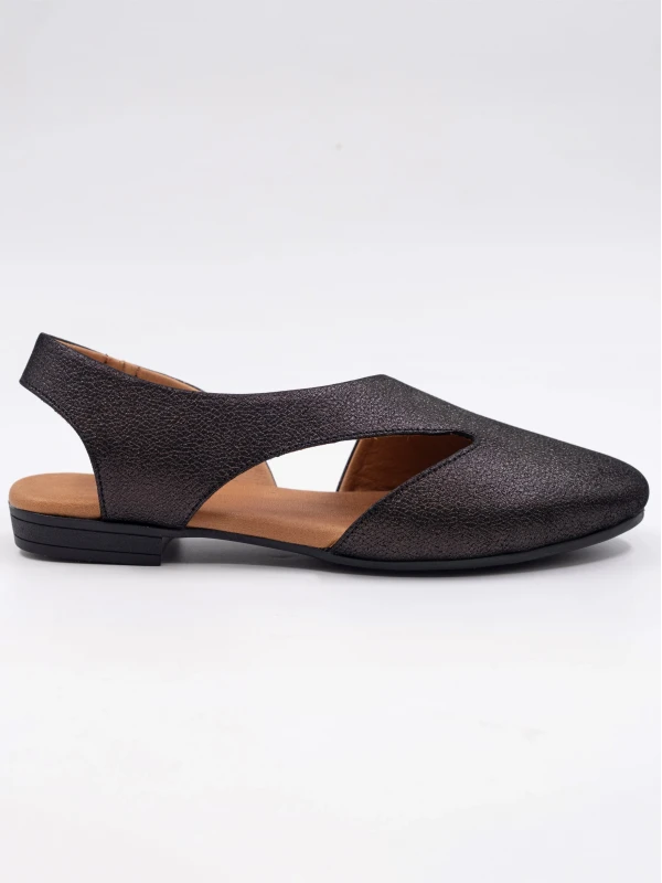 KADIN DERİ BABET SİYAH