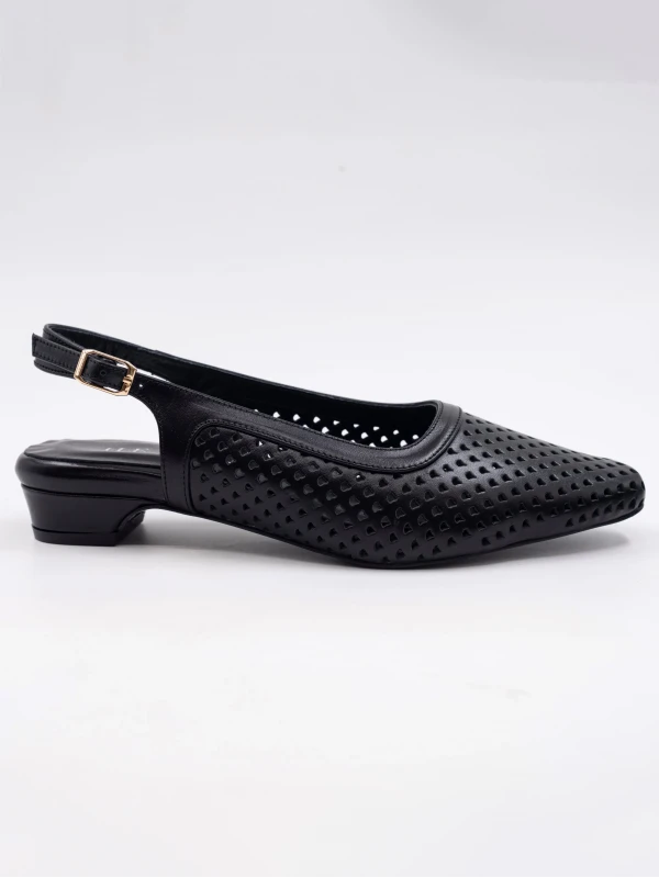 KADIN DERİ BABET SİYAH