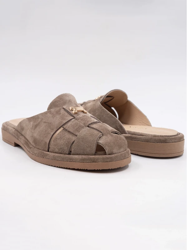 KADIN SÜET DERİ TERLİK VİZON