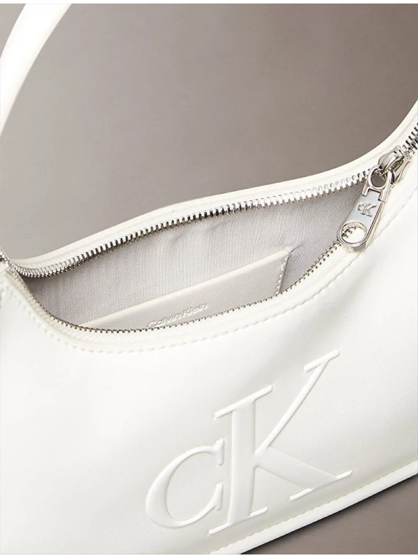 Calvin Klein Sandı Square Shoulder Bag BEYAZ