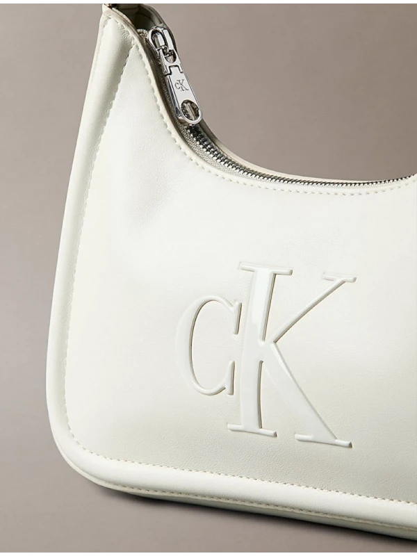 Calvin Klein Sandı Square Shoulder Bag BEYAZ