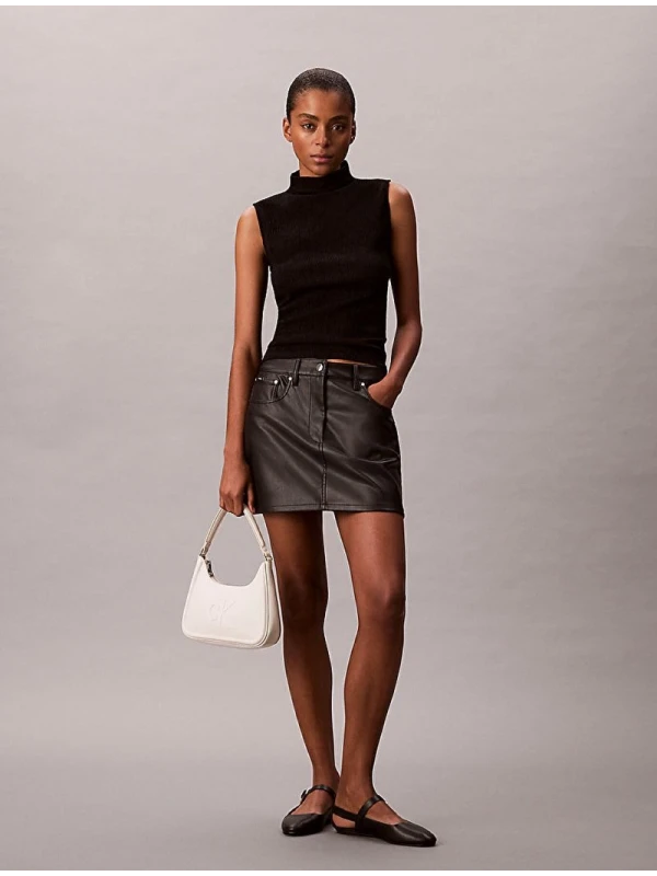 Calvin Klein Sandı Square Shoulder Bag BEYAZ