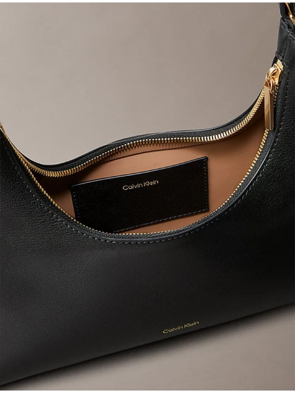 Calvin Klein Foil Logo Shoulder Bag SİYAH