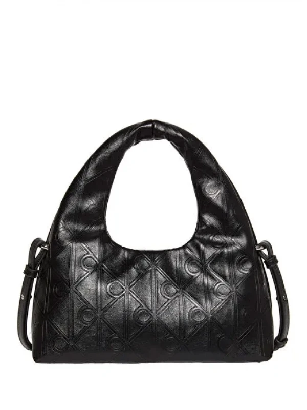 Calvin Klein Emblem Aop Puffer Bag SİYAH