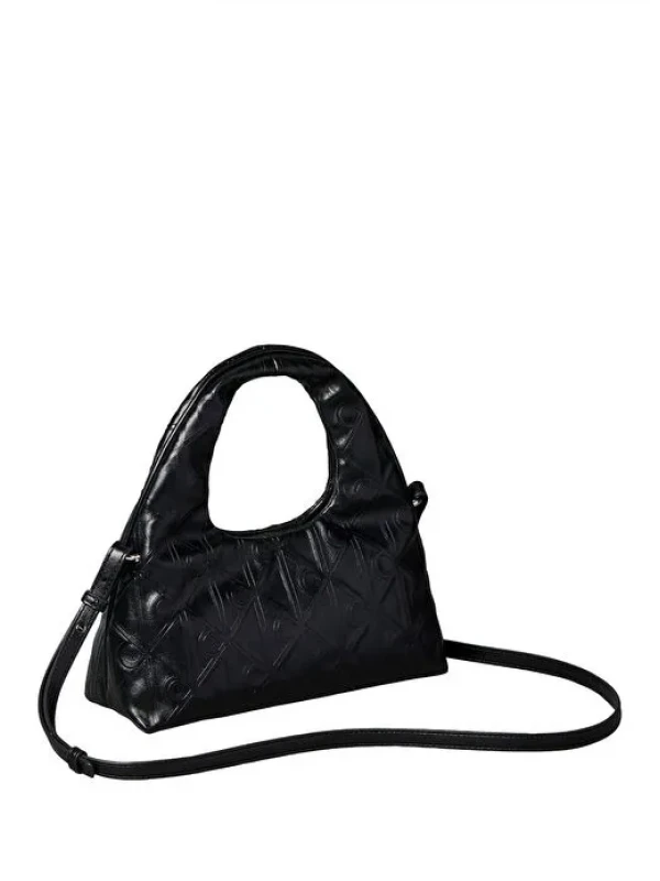 Calvin Klein Emblem Aop Puffer Bag SİYAH