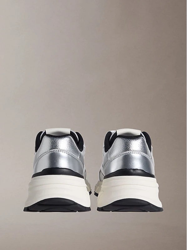 Calvin Klein Hıke Runner Laceup Mesh GÜMÜŞ