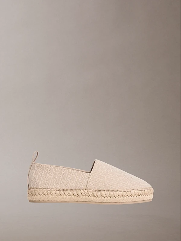 Calvin Klein Oblique Espadrılle BEJ