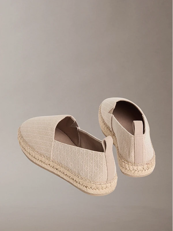 Calvin Klein Oblique Espadrılle BEJ