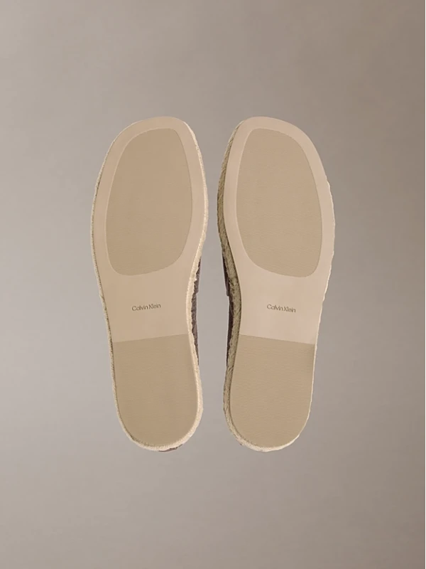 Calvin Klein Oblique Espadrılle KAHVE