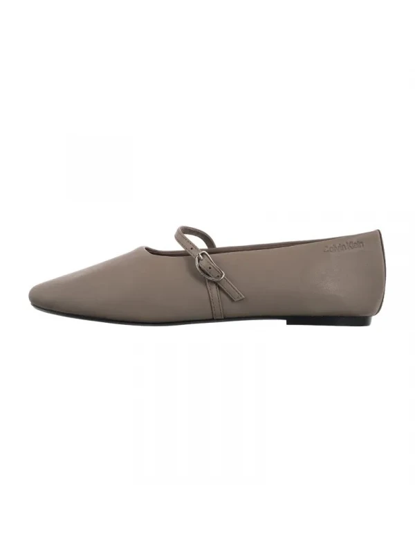 Calvin Klein Oblıque Ballerına Mj Lth VİZON
