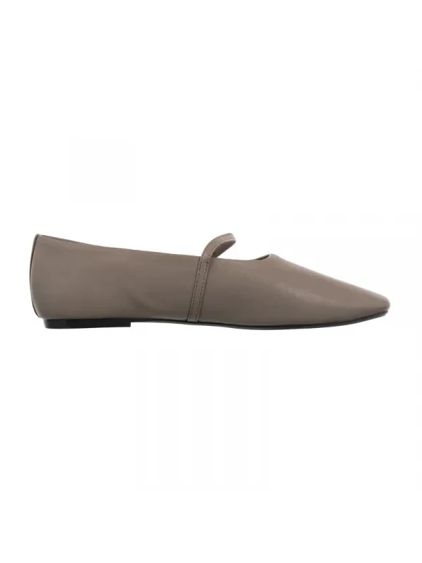 Calvin Klein Oblıque Ballerına Mj Lth VİZON