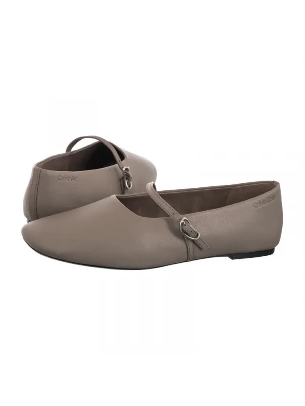 Calvin Klein Oblıque Ballerına Mj Lth VİZON